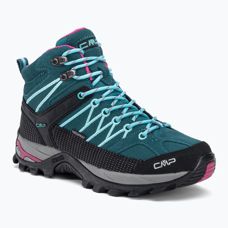 Stivali da trekking da donna CMP Rigel Mid Wp blu 3Q12946/16NN