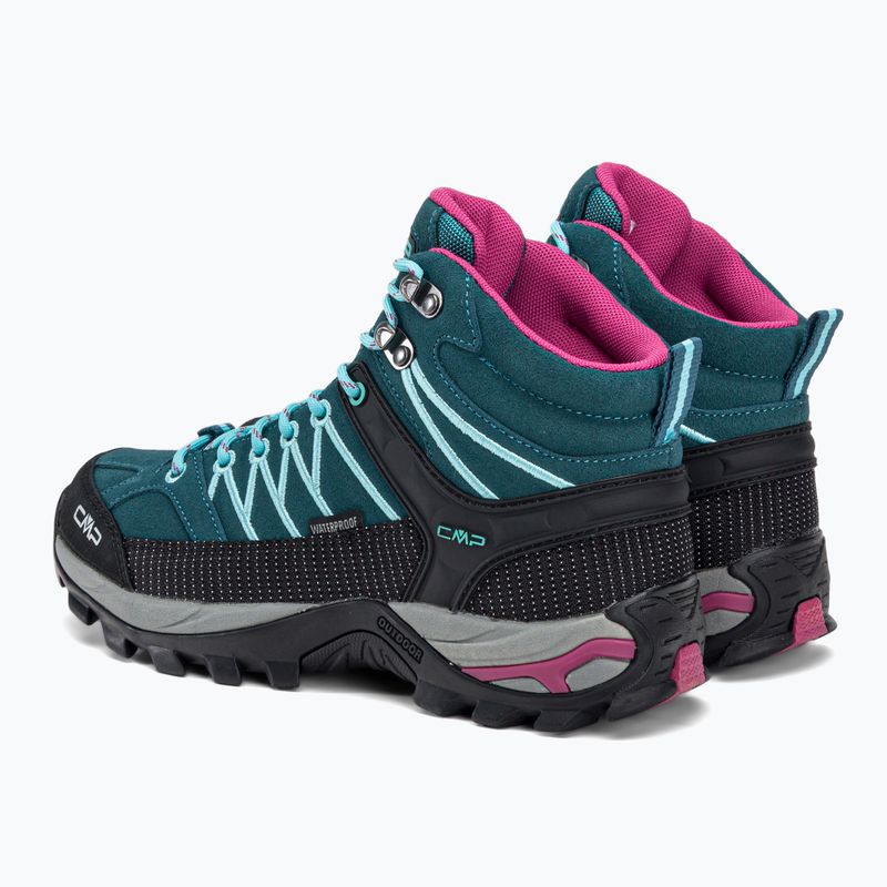 Stivali da trekking da donna CMP Rigel Mid Wp blu 3Q12946/16NN 3
