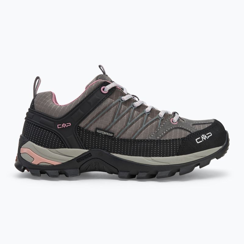 CMP stivali da trekking da donna Rigel Low Wp cemento/fard 2