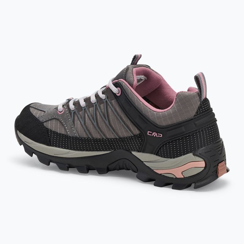 CMP stivali da trekking da donna Rigel Low Wp cemento/fard 3