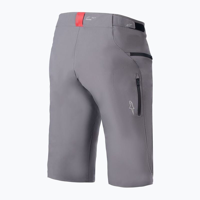 Pantaloncini da ciclismo da uomo Alpinestars A-Dura Elite grigio scuro 2