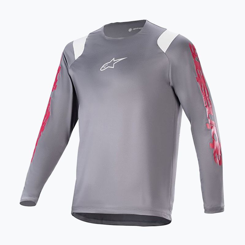 Longsleeve da ciclismo Alpinestars A-Supra Astar da uomo grigio scuro