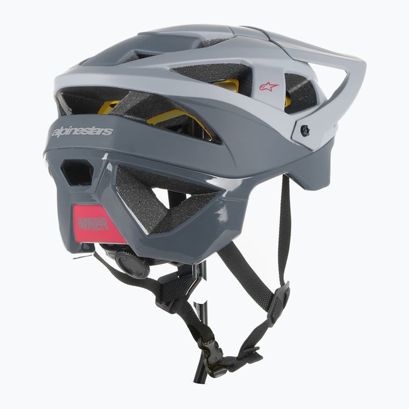 Casco da bici Alpinestars Vector Tech Zeal grigio chiaro/grigio scuro/m&g 2