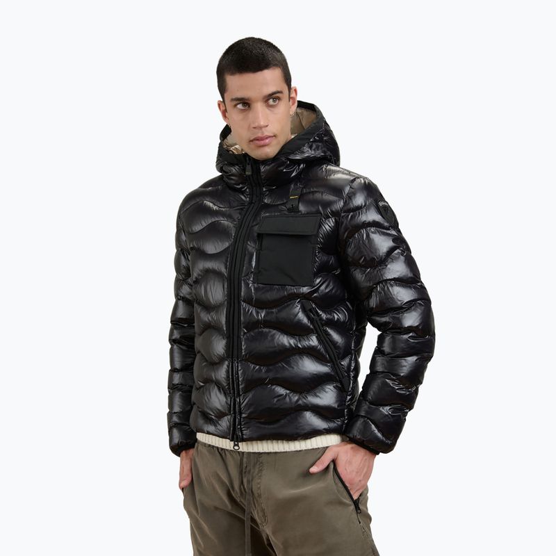 Giacca imbottita da uomo Blaueer USA Bryant black inside beige