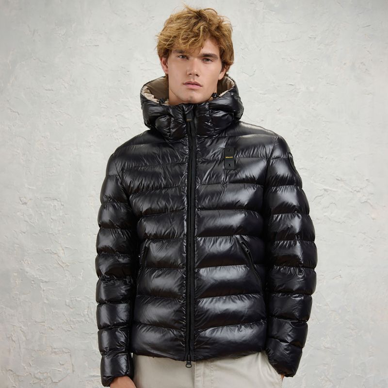 Giacca uomo Blauer USA Adams black inside beige 2