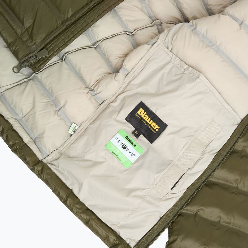 Giacca uomo Blauer USA Charles dark olive inside mist grey 7