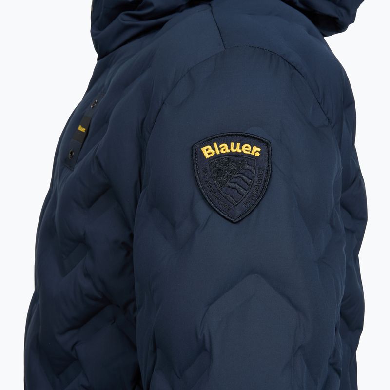 Giacca uomo Blauer USA Piery blue inside brown 3
