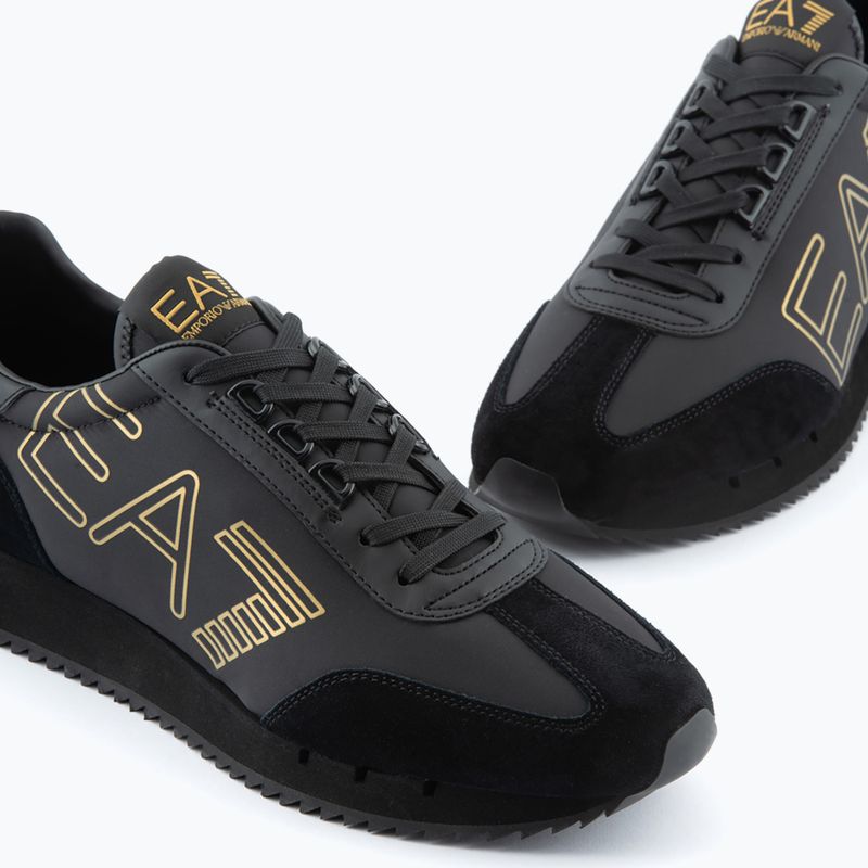 EA7 Emporio Armani Nero & Bianco Vintage scarpe triple nero/oro 11