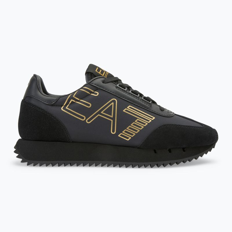EA7 Emporio Armani Nero & Bianco Vintage scarpe triple nero/oro 2