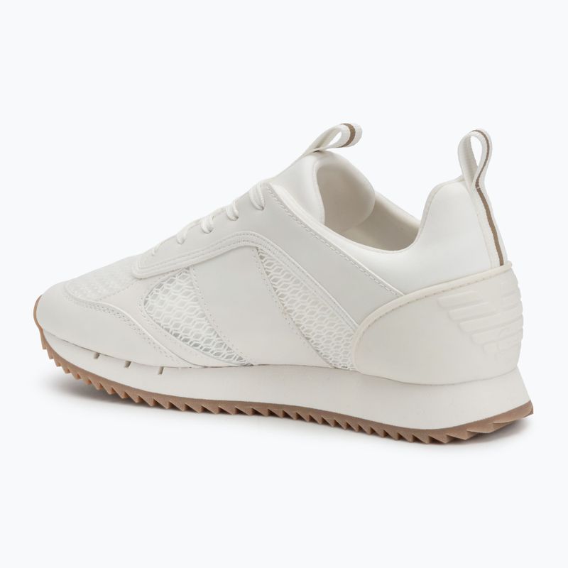 EA7 Emporio Armani Nero & Bianco Lacci scarpe triple off wht/gold 3
