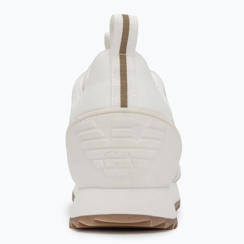 EA7 Emporio Armani Nero & Bianco Lacci scarpe triple off wht/gold 6