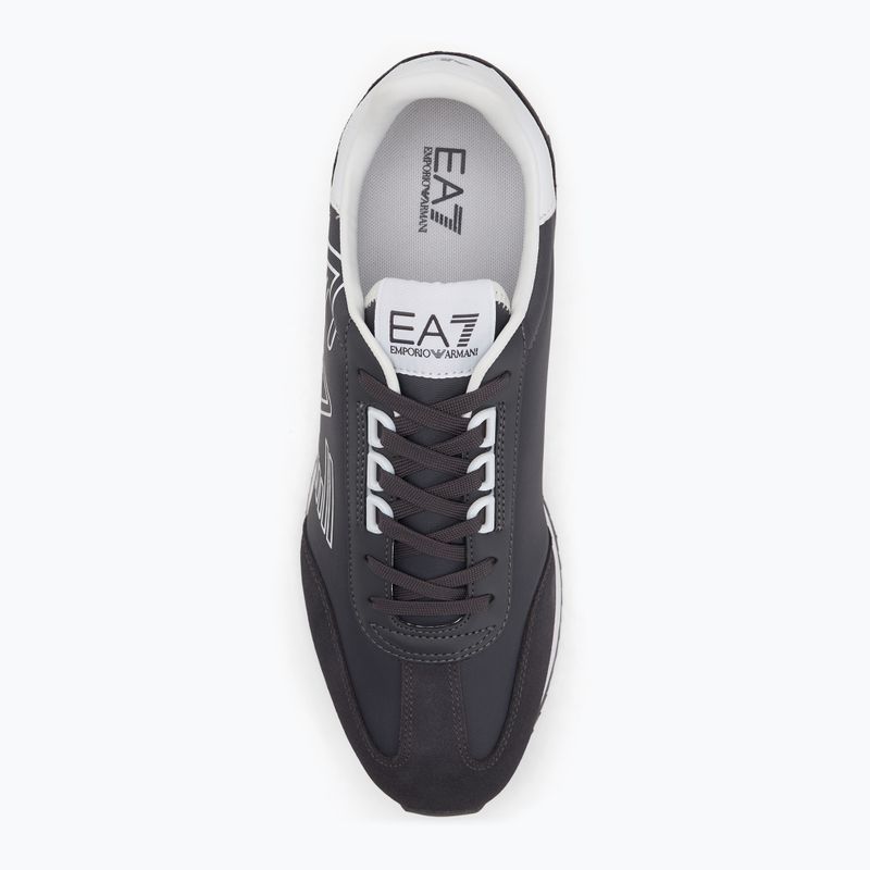 EA7 Emporio Armani Nero e Bianco Vintage periscopio/scarpe bianche 5