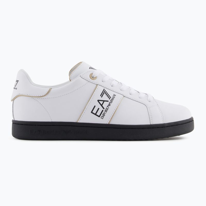 Scarpe EA7 Emporio Armani Classic Logo bianco/oro/nero