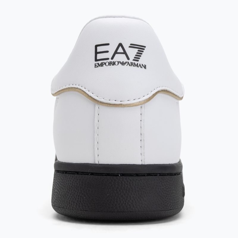 Scarpe EA7 Emporio Armani Classic Logo bianco/oro/nero 6