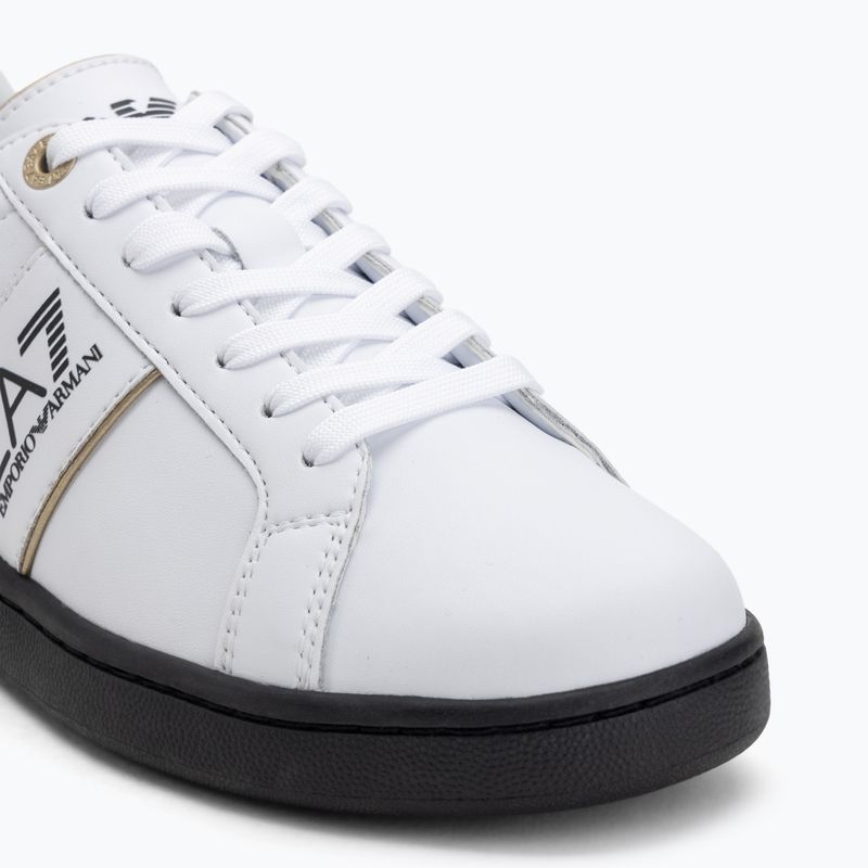 Scarpe EA7 Emporio Armani Classic Logo bianco/oro/nero 7