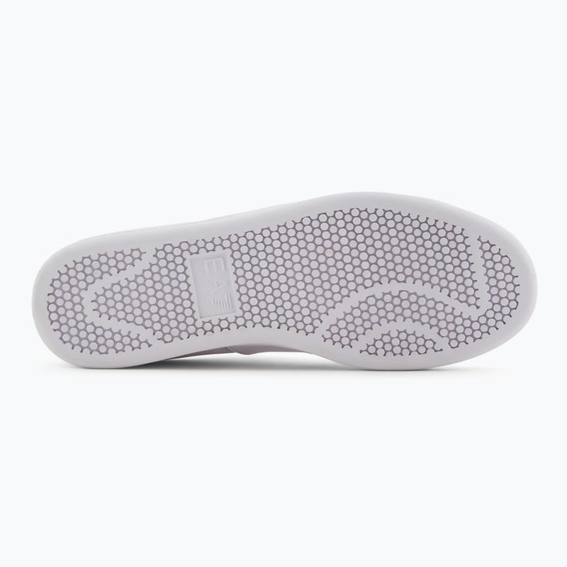 EA7 Emporio Armani Classic Logo scarpe con dettagli in bianco/oro 2