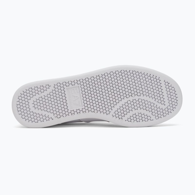 EA7 Emporio Armani Classic Logo scarpe con dettagli in bianco/oro 4