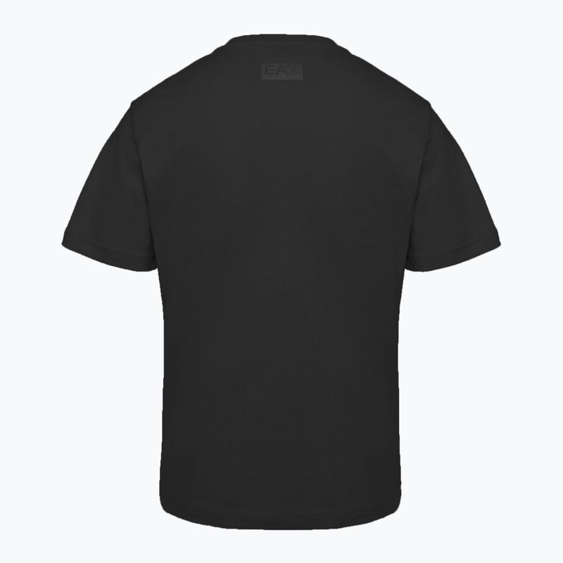 T-shirt da uomo EA7 Emporio Armani Logo Series nero 2