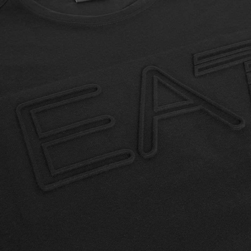 T-shirt da uomo EA7 Emporio Armani Logo Series nero 3