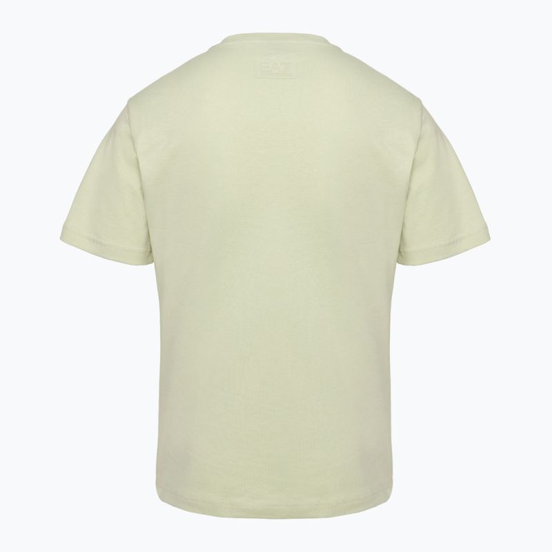T-shirt da uomo EA7 Emporio Armani Logo Series in schiuma di mare 2