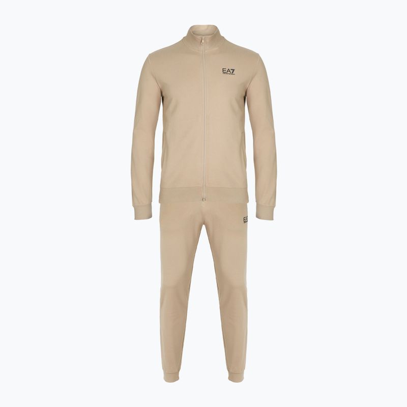 Uomo EA7 Emporio Armani Train Core Identity Tuta da ginnastica FZ cobblestone