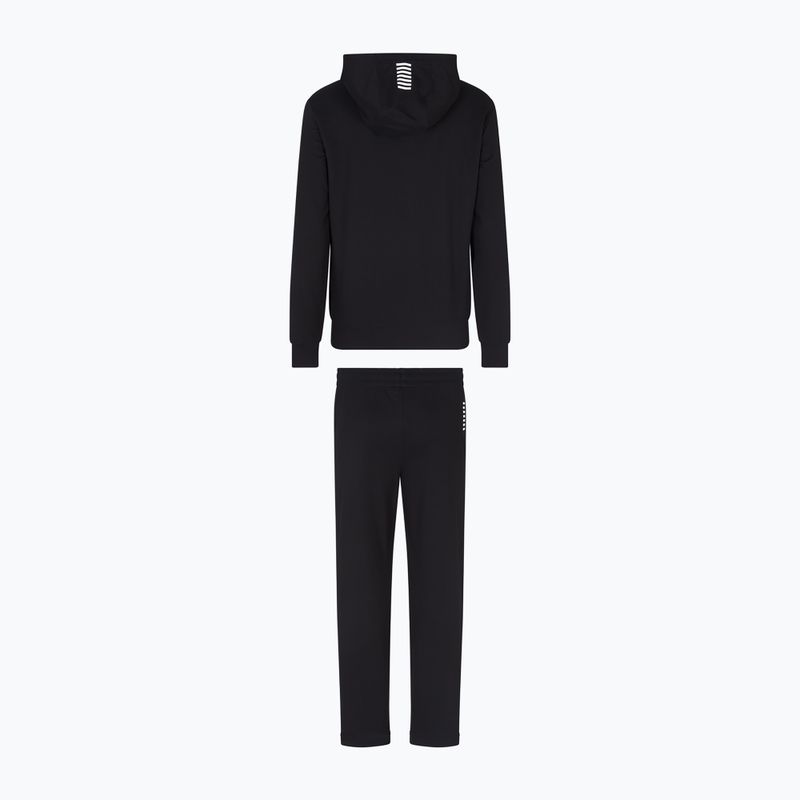 Uomo EA7 Emporio Armani Train Core Id T-Suit Hoodie Fz nero 2