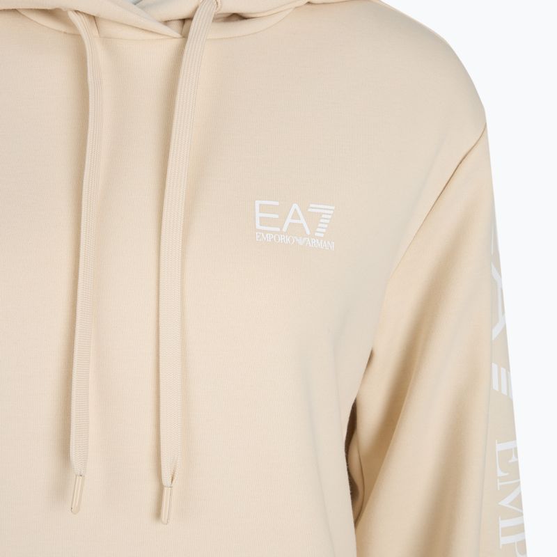 Tuta donna EA7 Emporio Armani Train HO latte di mandorla 5