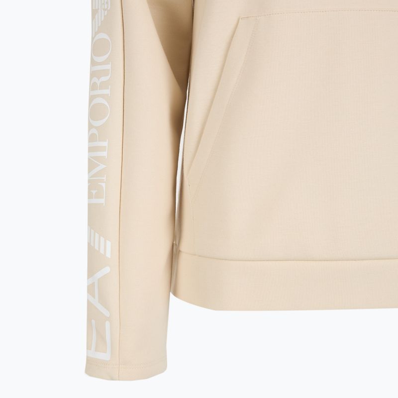 Tuta donna EA7 Emporio Armani Train HO latte di mandorla 6