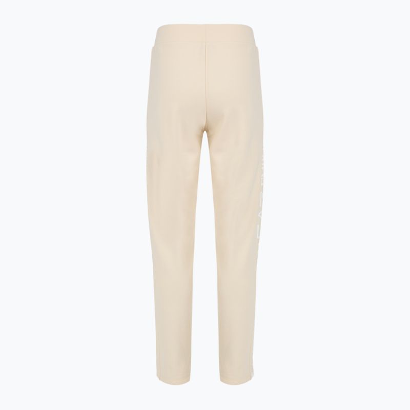 Tuta donna EA7 Emporio Armani Train HO latte di mandorla 8