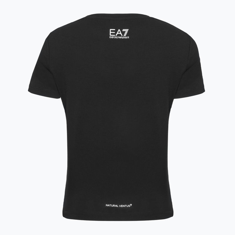 T-shirt donna EA7 Emporio Armani Natural Ventus 7 nero 2