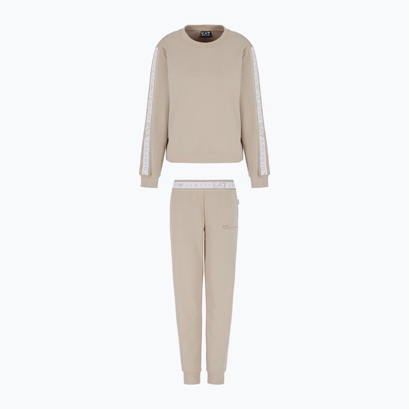 EA7 Emporio Armani Natural Ventus 7 tuta da ginnastica da donna in pavé