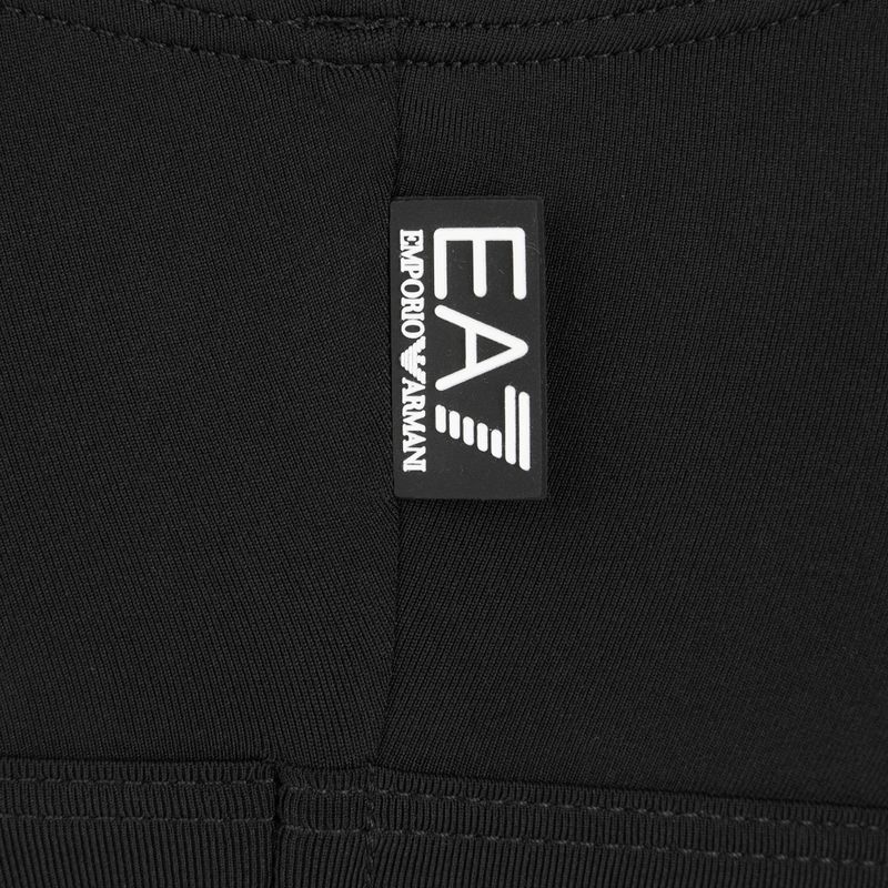 Costume da bagno a due pezzi da donna EA7 Emporio Armani Maxi Logo Bikini Top nero 6