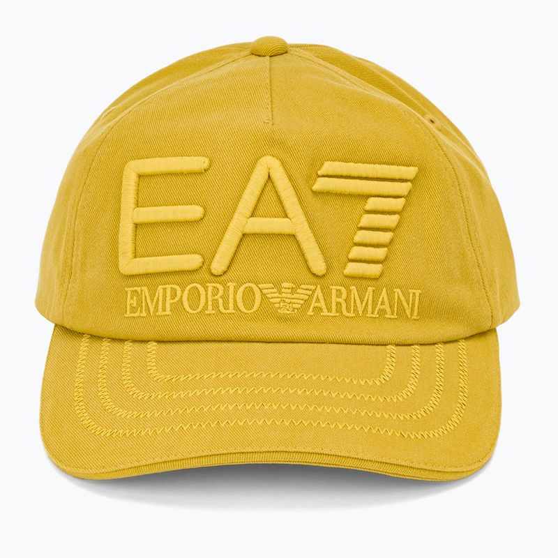 EA7 Emporio Armani Serie Train Logo ricamato antico muschio berretto da baseball 2