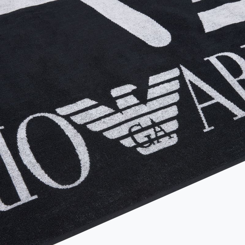 EA7 Asciugamano Emporio Armani Visibility nero 2