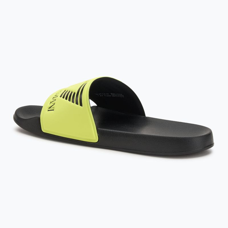 EA7 Emporio Armani Water Sports Visibilità giallo fluo / nero infradito 3