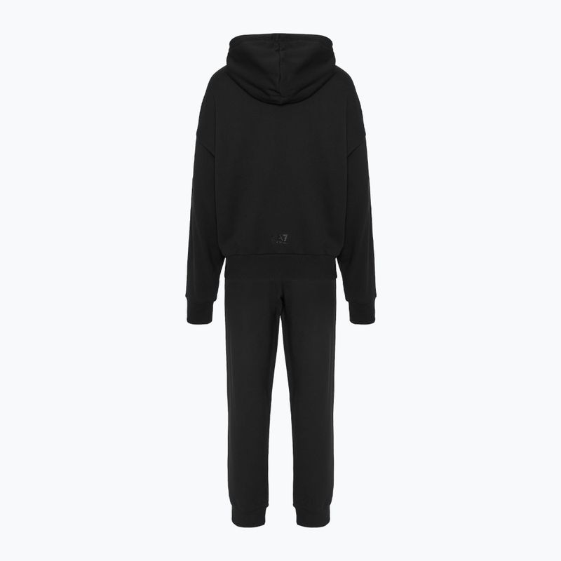 Tuta donna EA7 Emporio Armani Train Visibility HO CH FZ nero 2