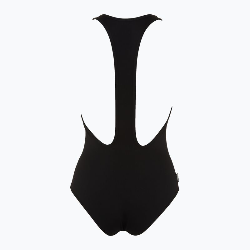 Costume da bagno intero donna EA7 Emporio Armani Maxi Logo One Piece nero 2