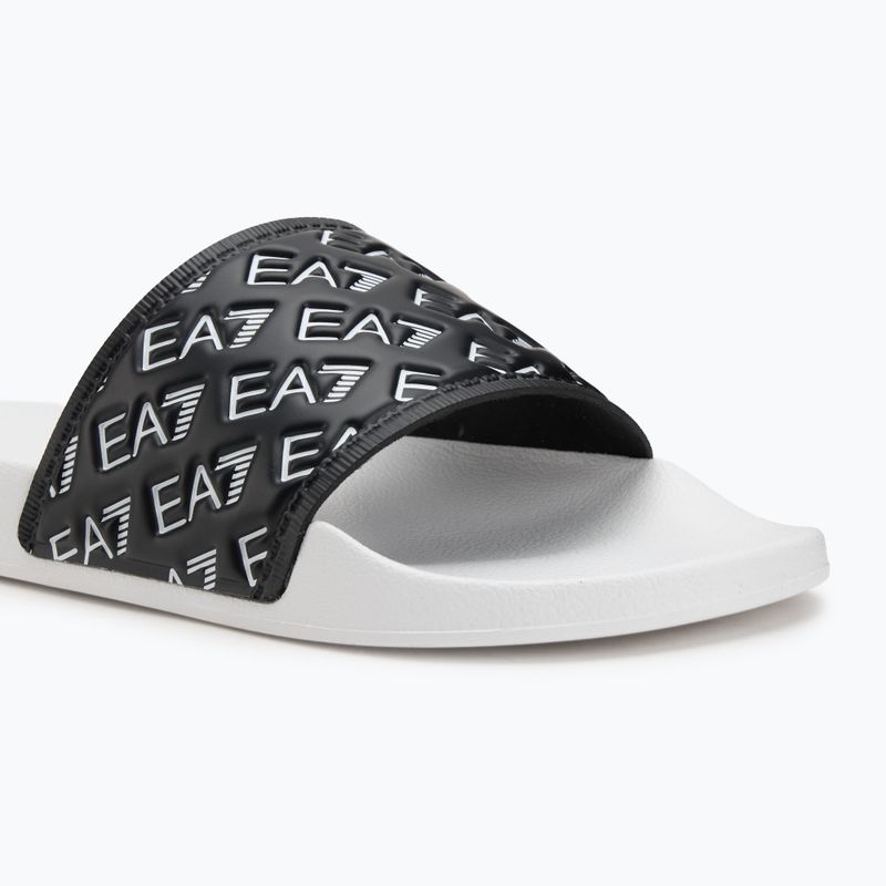 EA7 Emporio Armani Water Sports All Over nero / bianco infradito 7