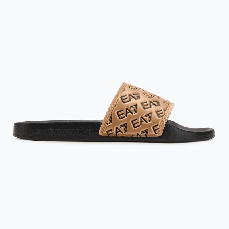 EA7 Emporio Armani Water Sports All Over infradito nero / oro 2