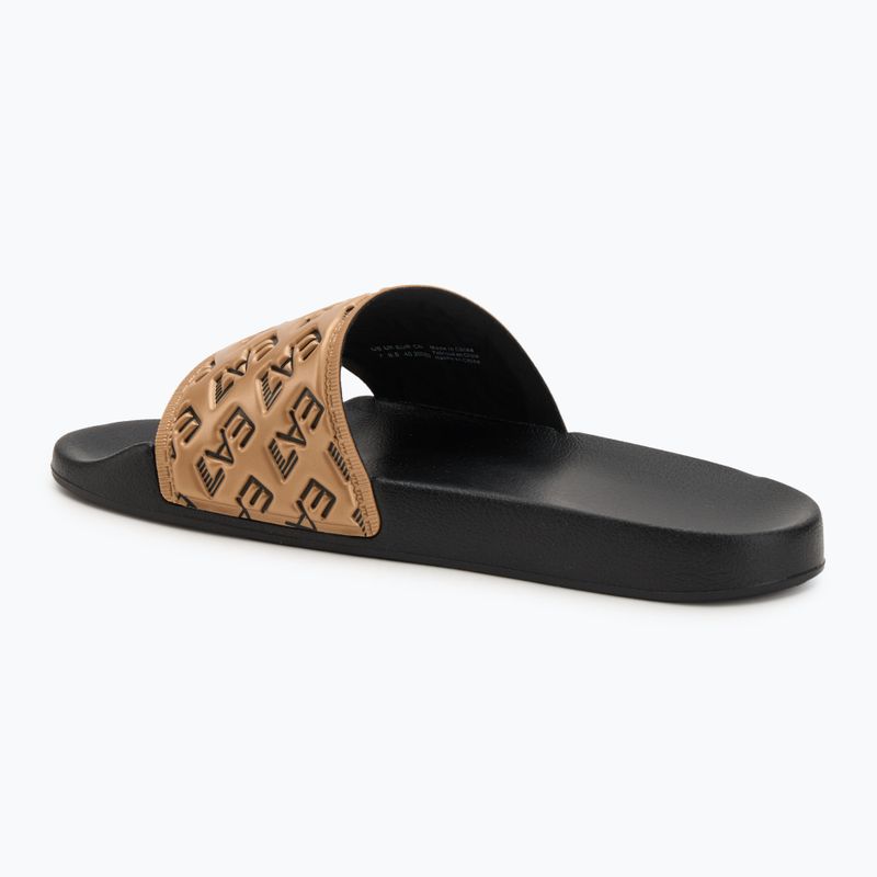 EA7 Emporio Armani Water Sports All Over infradito nero / oro 3