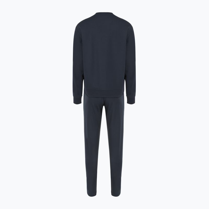 EA7 Tuta Emporio Armani donna MaxiLogo armani blu 2