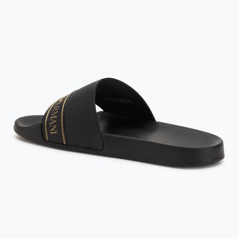 EA7 Emporio ArmaniAcqua Sport Tape infradito nero pieno / oro 3