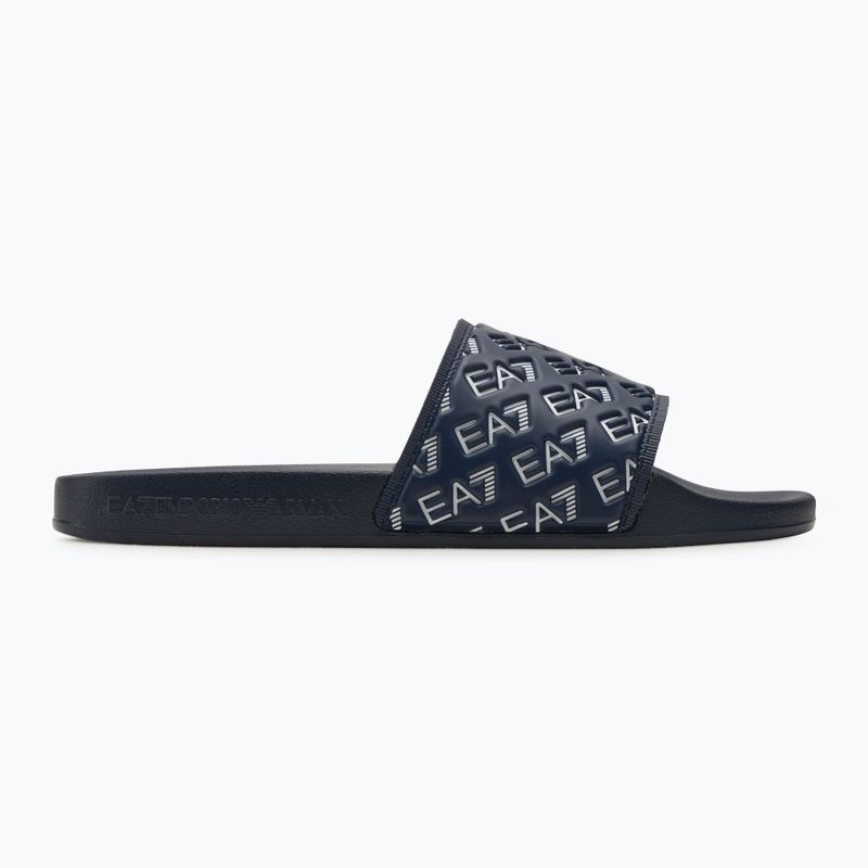 EA7 Emporio ArmaniWater Sports All Over navy / infradito bianche 2