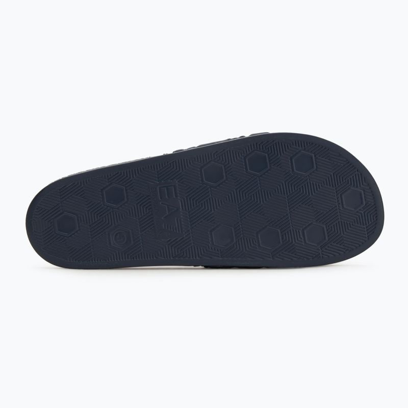 EA7 Emporio ArmaniWater Sports All Over navy / infradito bianche 4