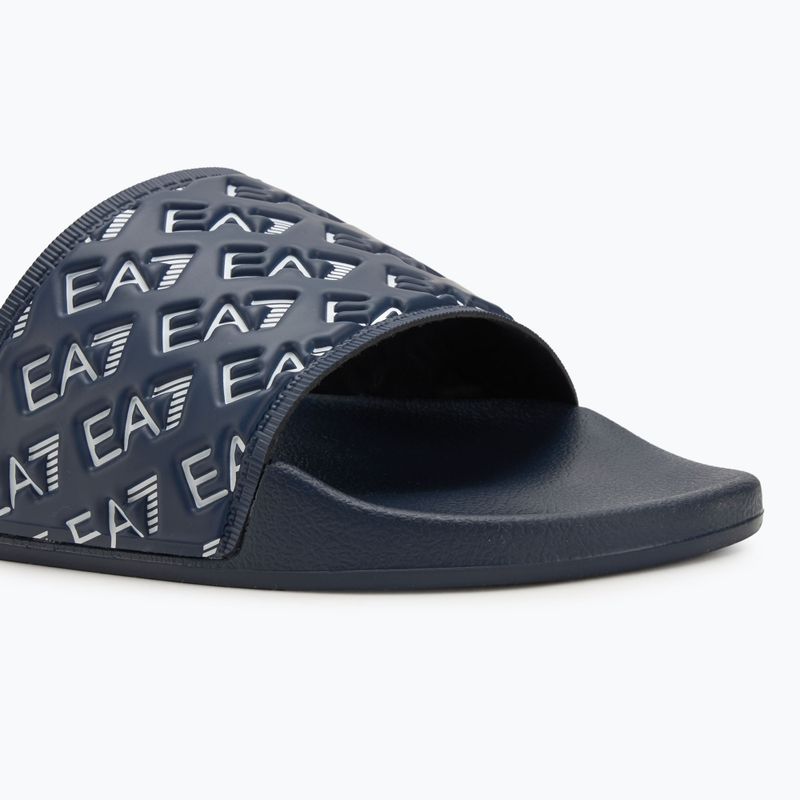 EA7 Emporio ArmaniWater Sports All Over navy / infradito bianche 7