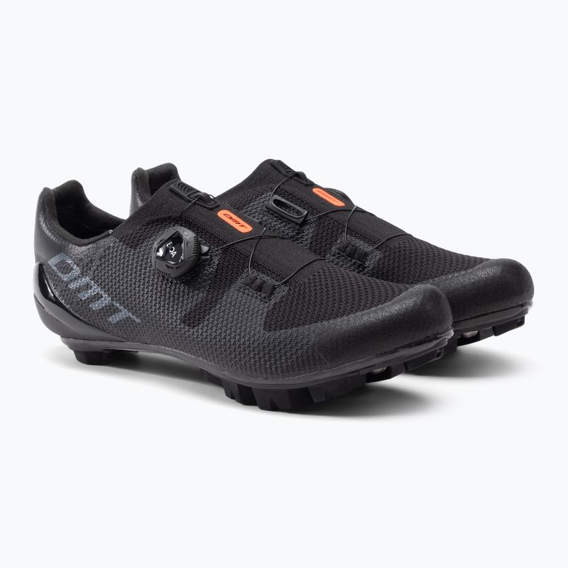 Scarpe da ciclismo MTB da uomo DMT KM3 nero/nero 5