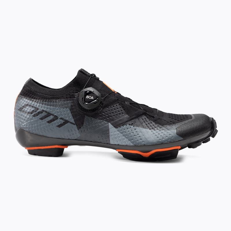 Scarpe da ciclismo MTB da uomo DMT KM1 nero/grigio 2