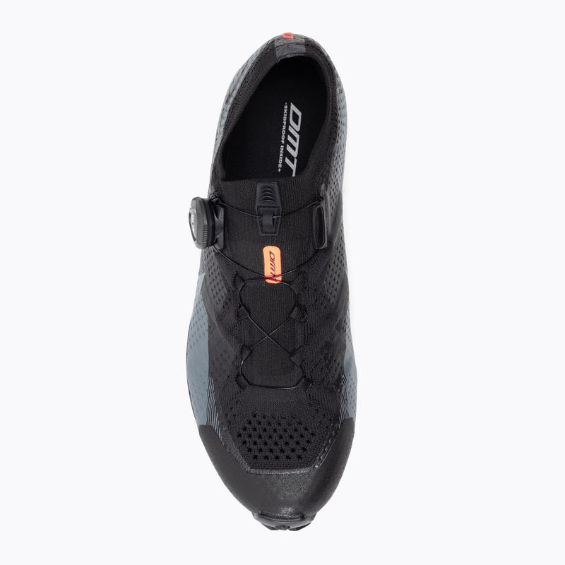Scarpe da ciclismo MTB da uomo DMT KM1 nero/grigio 6