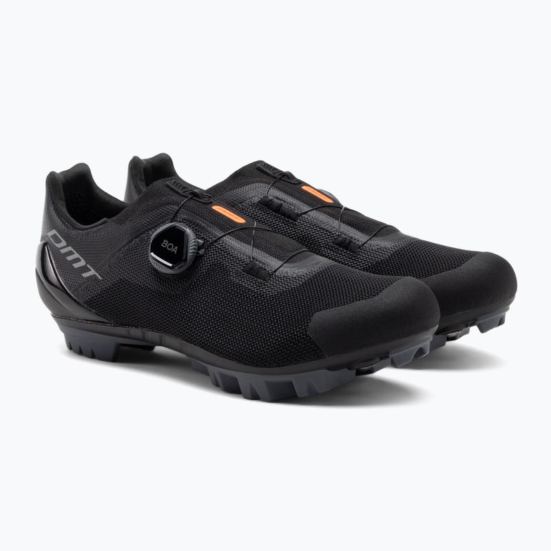 Scarpe da ciclismo MTB da uomo DMT KM4 nero/nero 5