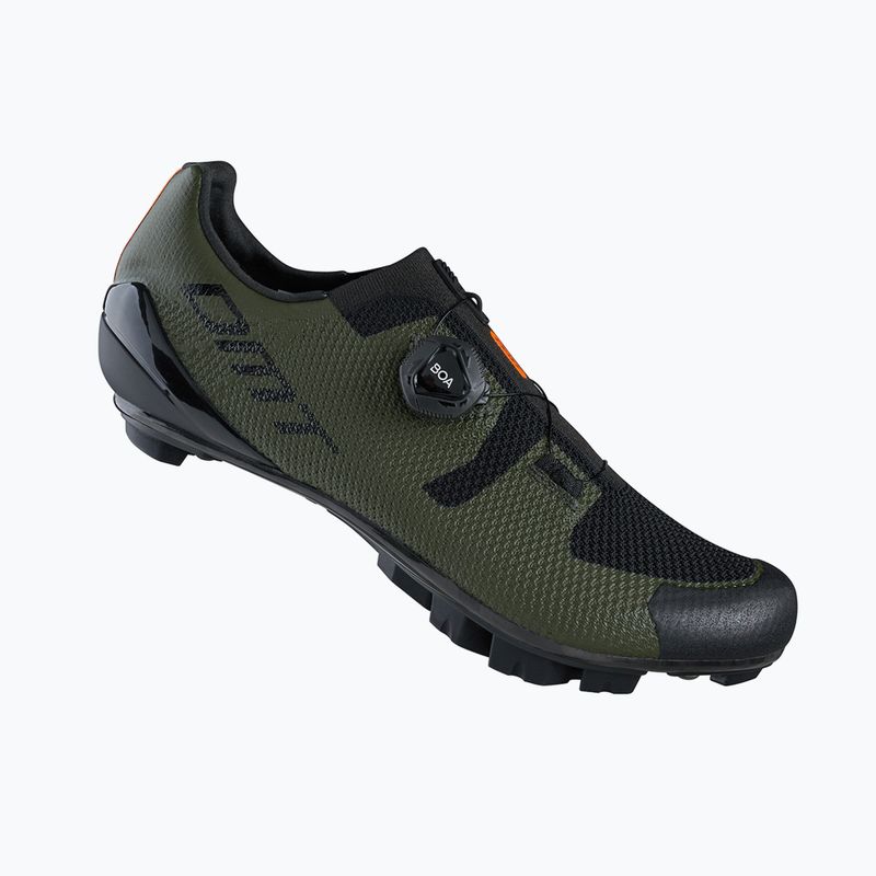Scarpe da ciclismo MTB da uomo DMT KM3 verde/nero 7